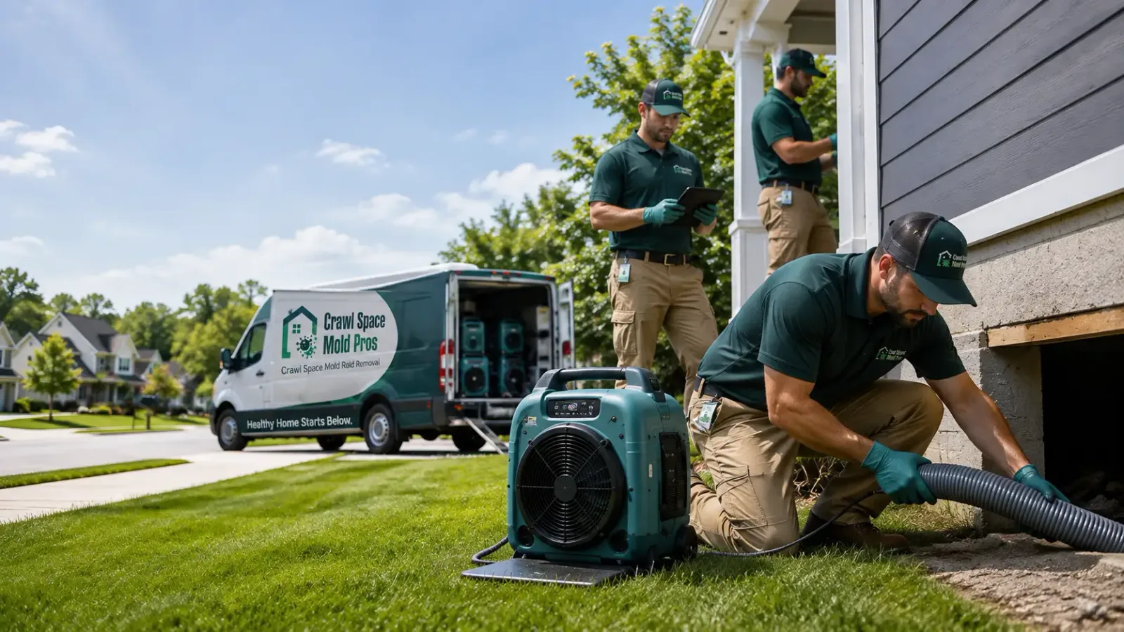 Crawl Space Mold Removal in Willowbrook, IL